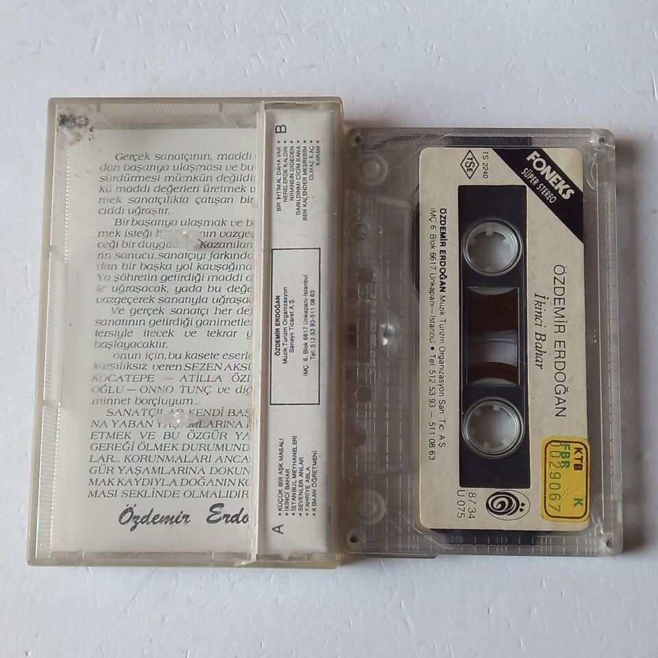 ÖZDEMİR ERDOĞAN - İKİNCİ BAHAR (1987) - KASET 2.EL