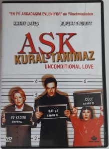 AŞK KURAL TANIMAZ - UNCONDITIONAL LOVE - KATHY BATES - RUPERT EVERETT - DVD 2.EL