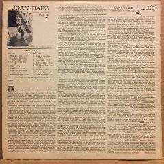 JOAN BAEZ - VOL.2 (1961) 2.EL PLAK