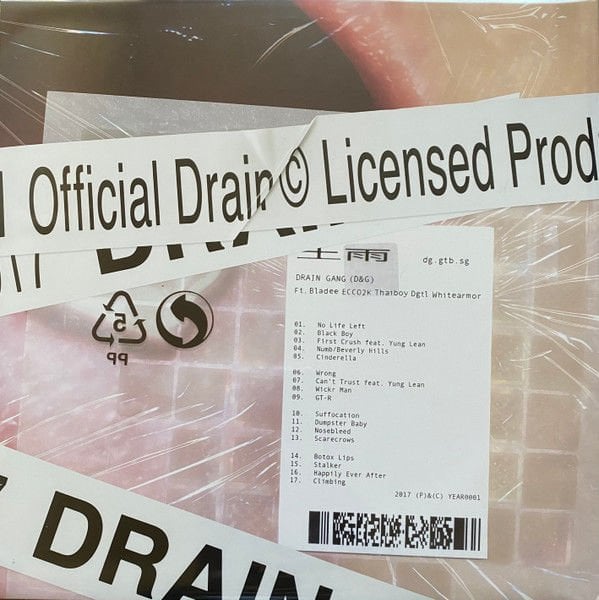 DRAIN GANG - D&G (2025) BLADEE, THAIBOY DIGITAL, ECCO2K, WHITEARMOR - 2LP HIP HOP, CLOUD RAP SIFIR PLAK