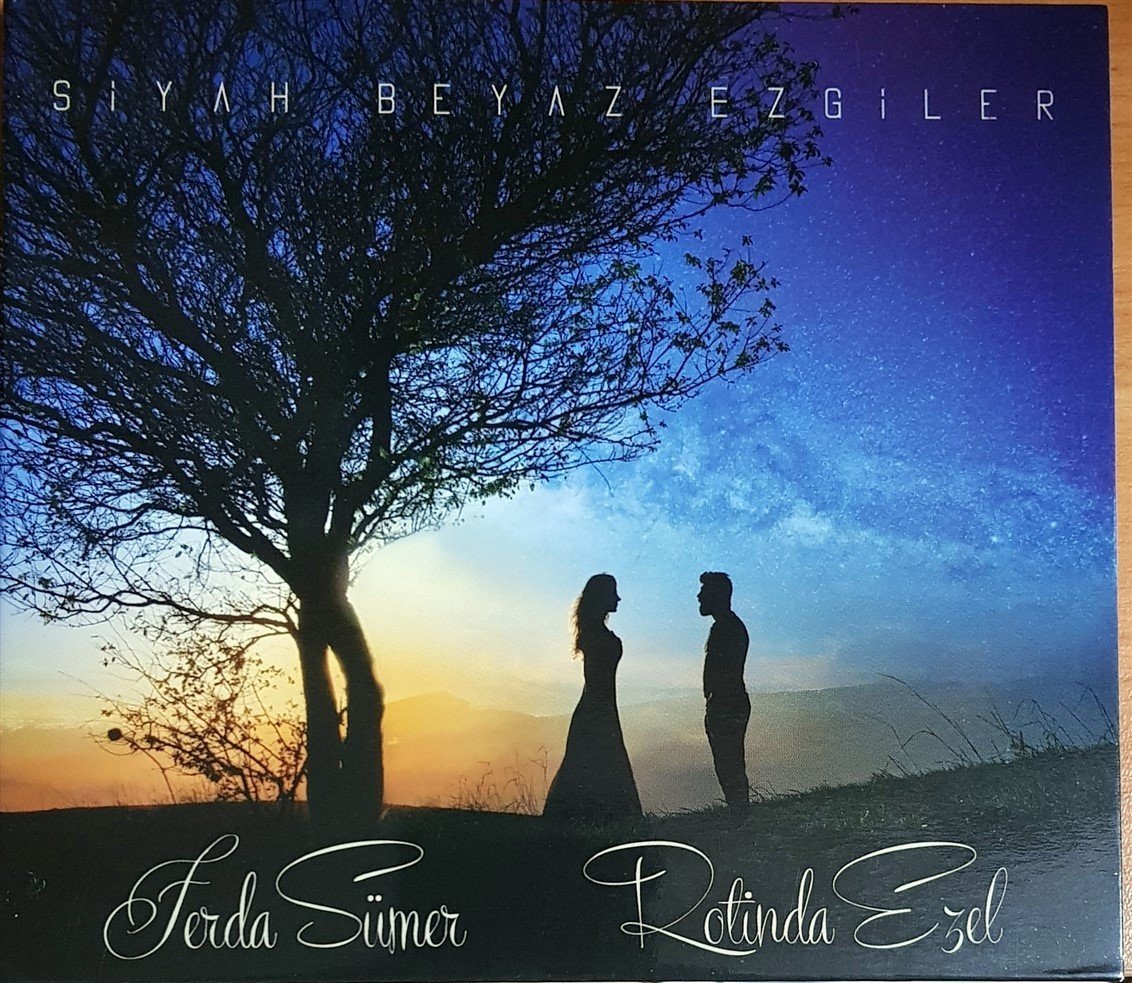 FERDA SÜMER / ROTİNDA EZEL - SİYAH BEYAZ EZGİLER (2018) SES MEDIA CD 2.EL