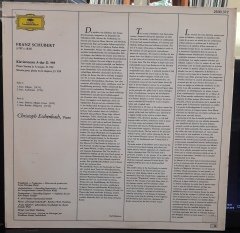 SCHUBERT: PIANO SONATA IN A MAJOR, CHRISTOPH ESCHENBACH (1973) - PLAK 2.EL