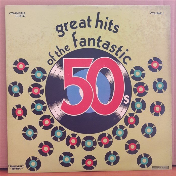 GREAT HITS OF THE FANTASTIC 50'S - FRANKIE LAINE, JERRY VALE, PATTI PAGE...2LP 2.EL PLAK