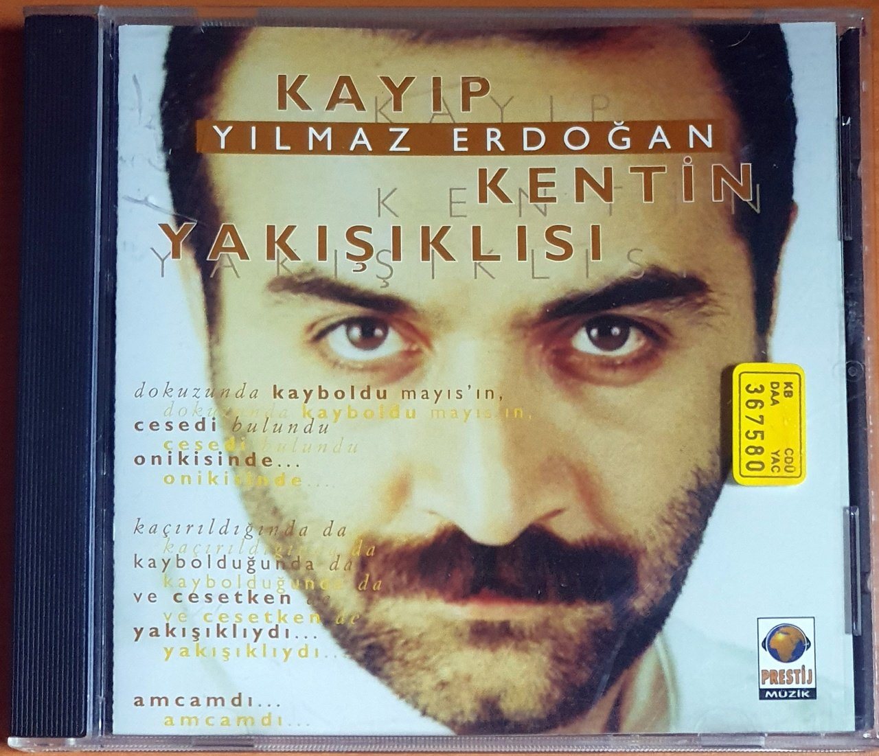 YILMAZ ERDOĞAN - KAYIP KENTİN YAKIŞIKLISI (1998) - CD 2.EL