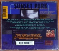 SUNSET PARK SOUNDTRACK / 2PAC, GHOSTFACE KILLER, MOBB DEEP, QUEEN LATIFAH, BIG MIKE, ONYX, AALIYAH (1996) - CD SIFIR GİBİ 2.EL