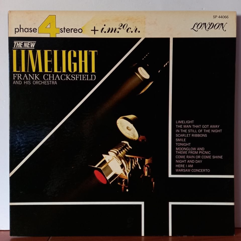 FRANK CHACKSFIELD & HIS ORCHESTRA – THE NEW LIMELIGHT (1965) - LP 2.EL PLAK