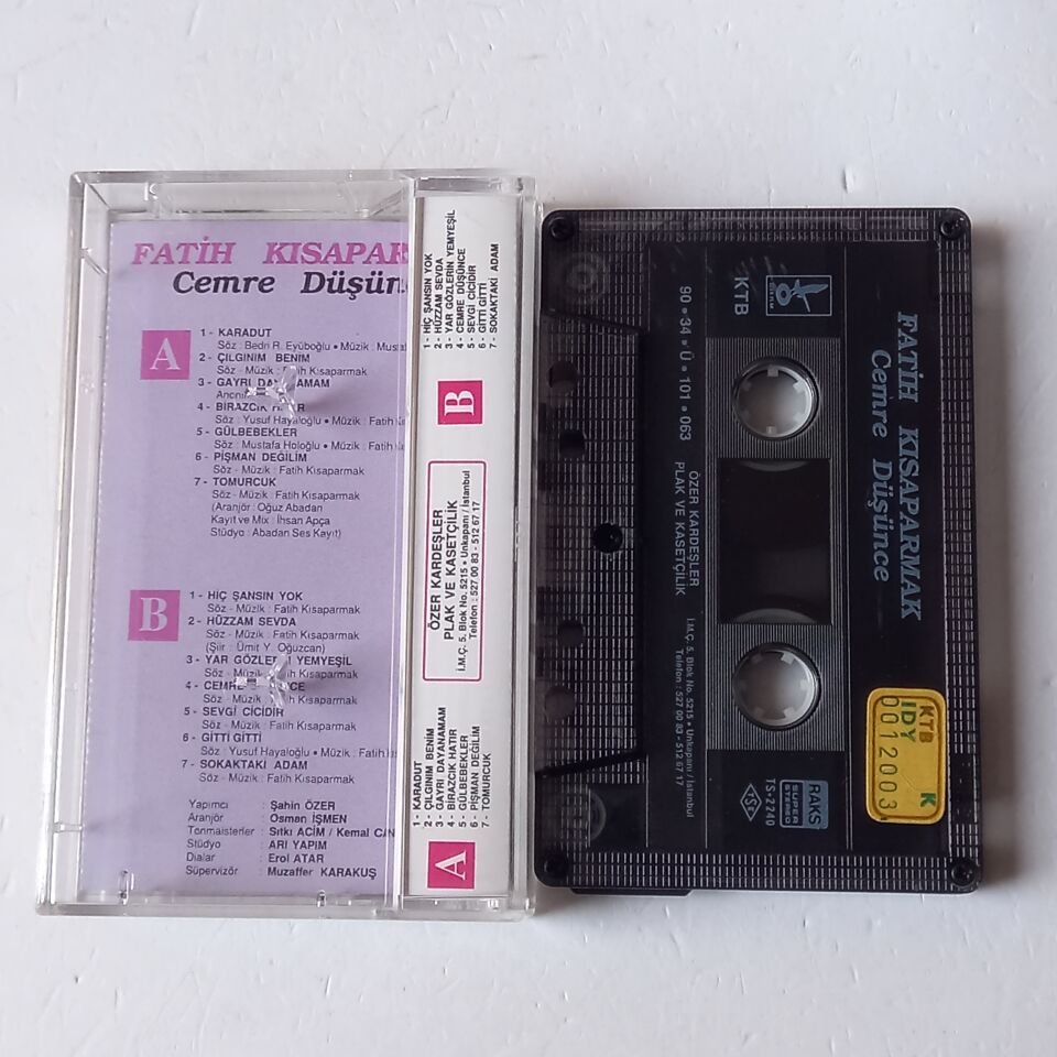 FATİH KISAPARMAK - CEMRE DÜŞÜNCE (1990) - KASET 2.EL