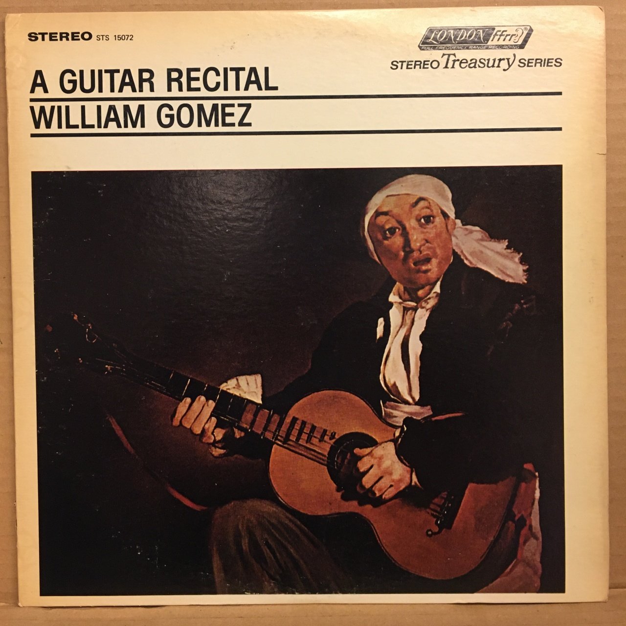 WILLIAM GOMEZ A GUITAR RECITAL SOR, TARREGA, VILLA-LOBOS, TANSMAN, ABLONIZ.. 1967 2.EL PLAK