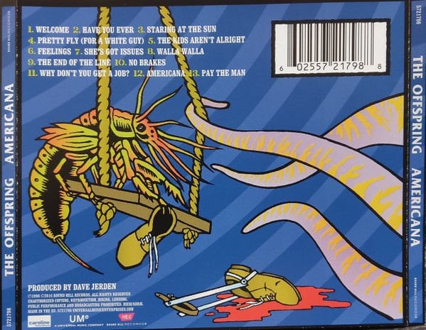 THE OFFSPRING – AMERICANA (1998) - CD 2016 REISSUE JEWEL CASE AMBALAJINDA SIFIR