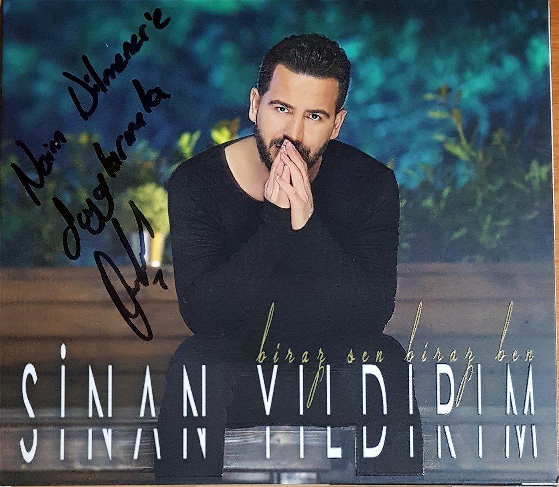 SİNAN YILDIRIM - BİRAZ SEN BİRAZ BEN (2018) İMZALI ARI YAPIM CD 2.EL