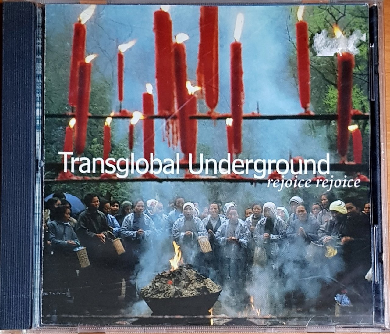 TRANSGLOBAL UNDERGROUND - REJOICE REJOICE (1998) NATION RECORDS CD 2.EL