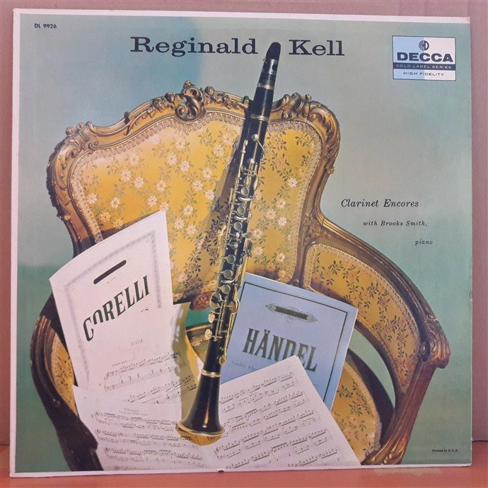 REGINALD KELL - CLARINET ENCORES - PLAK 2.EL