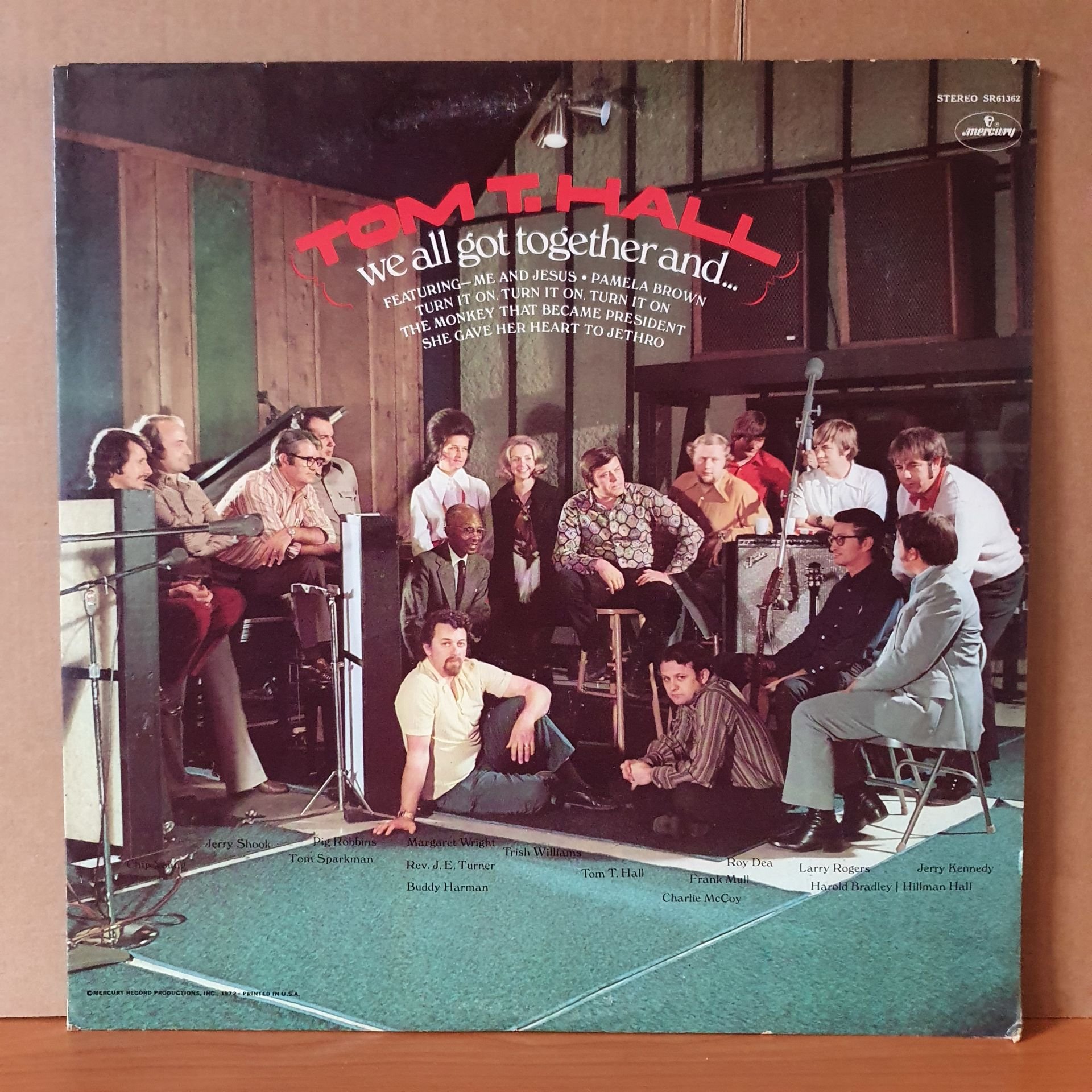 TOM T. HALL - WE ALL GOT TOGETHER AND... (1972) - LP 2.EL PLAK