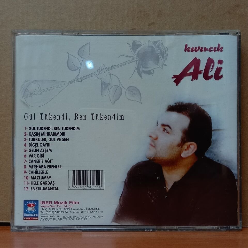 KIVIRCIK ALİ - GÜL TÜKENDİ, BEN TÜKENDİM - CD 2.EL