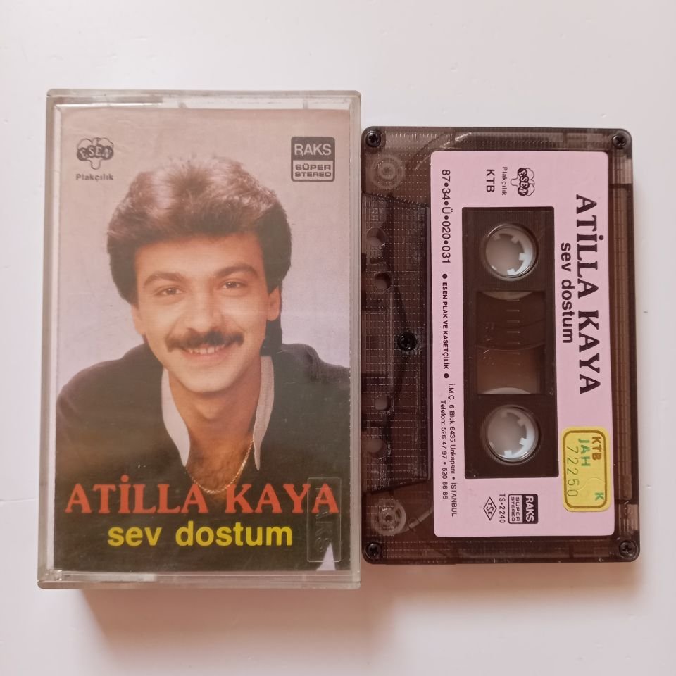 ATİLLA KAYA - SEV DOSTUM (1987) - KASET 2.EL