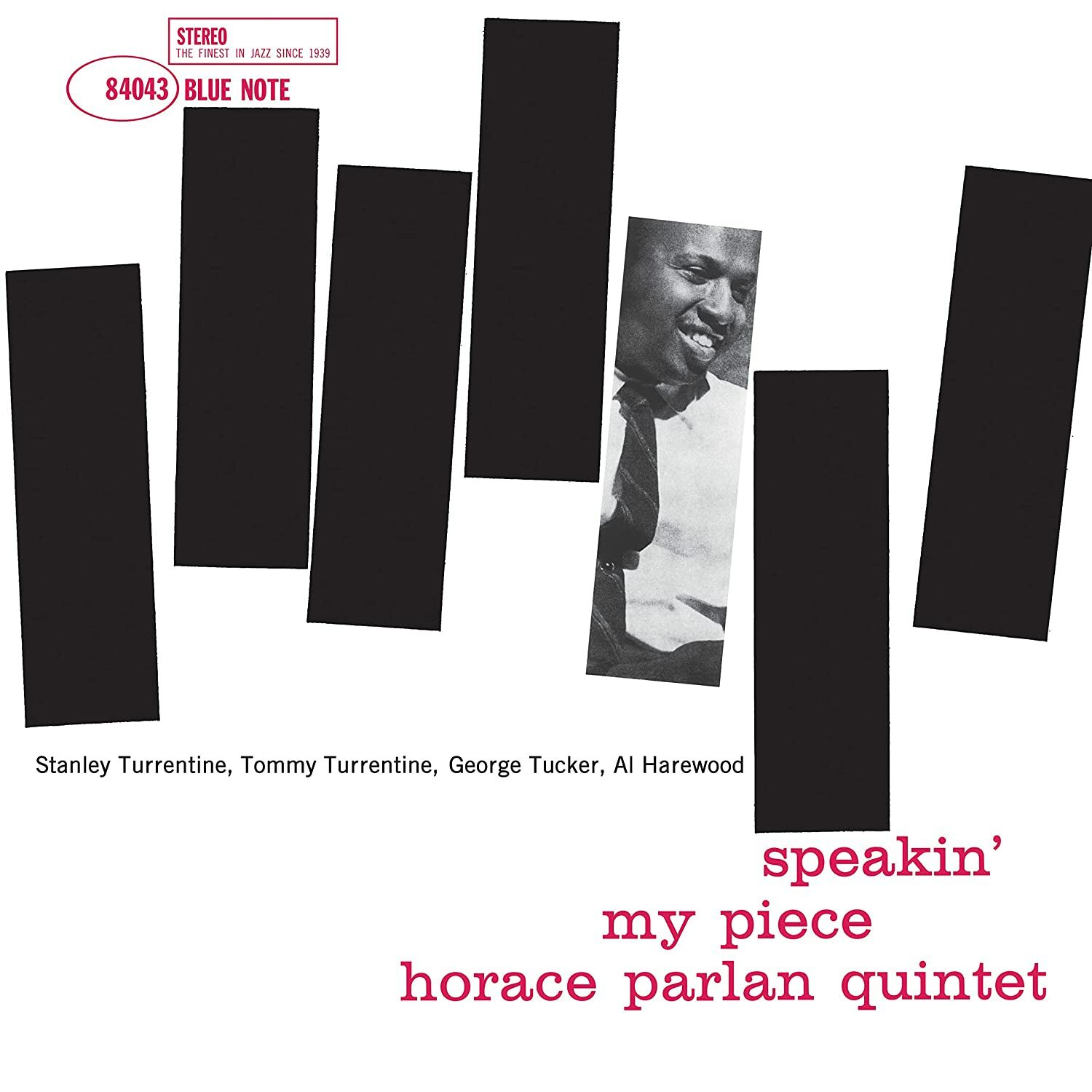HORACE PARLAN QUINTET - SPEAKIN' MY PIECE (1960) - LP BLUE NOTE CLASSIC VINYL SERIES 180GR 2023 EDITION SIFIR PLAK