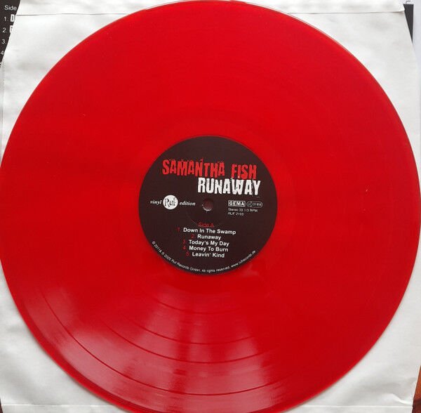 SAMANTHA FISH – RUNAWAY (2017) - LP 2025 REISSUE 180GR TRANSPARENT RED VINYL PLAK