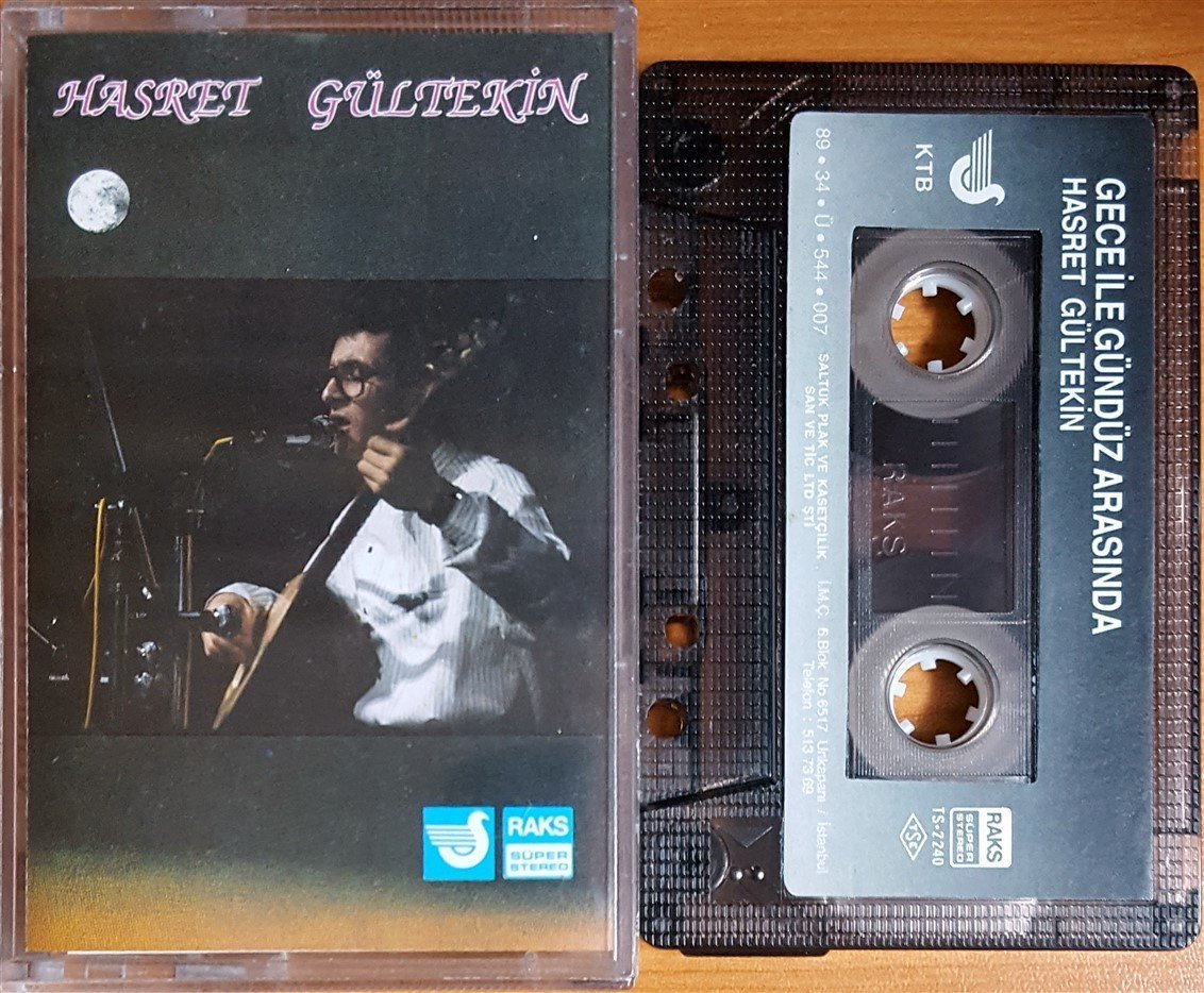 HASRET GÜLTEKİN - GECE İLE GÜNDÜZ ARASINDA (1989) SALTUK KASET 2.EL