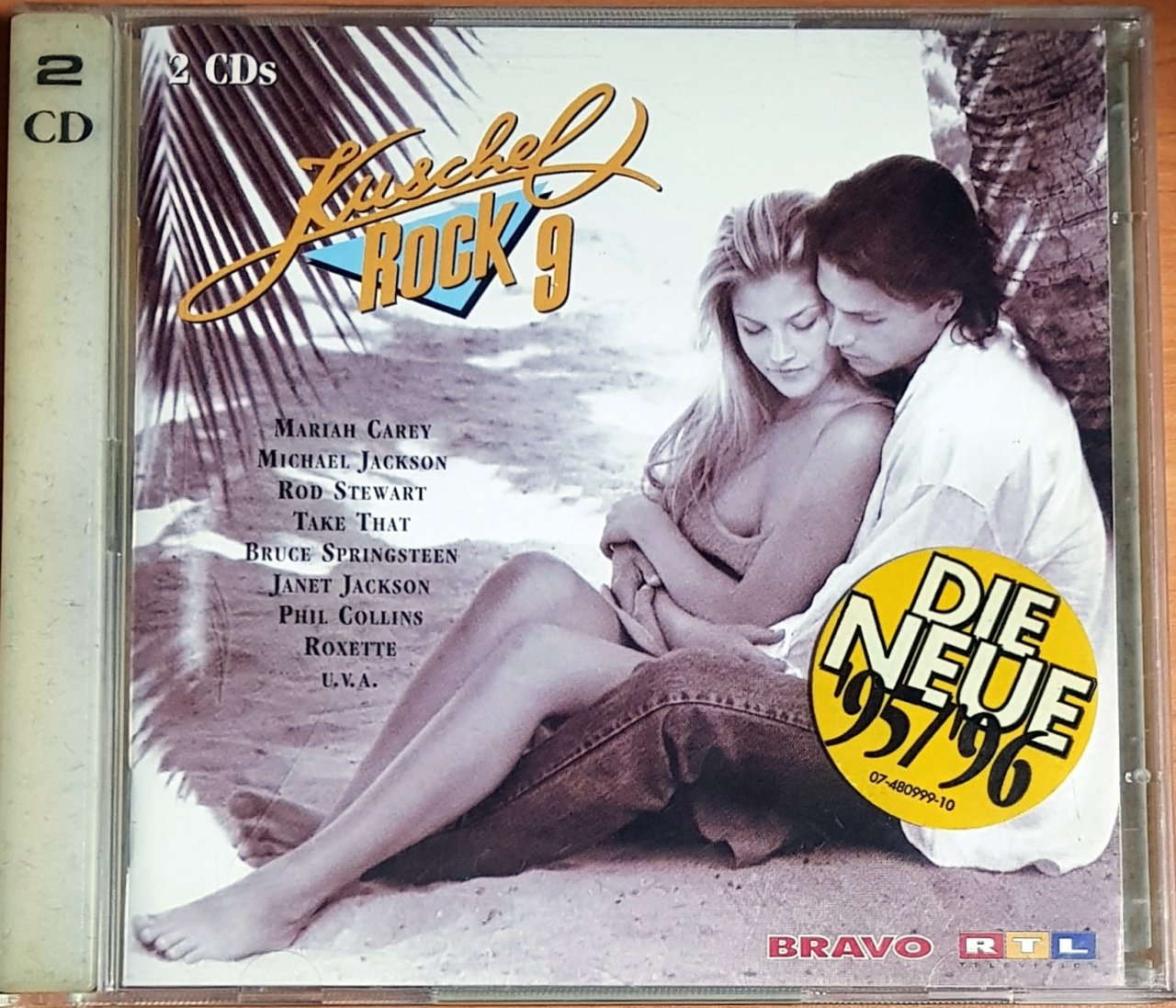 KUSCHELROCK 9 / MARIAH CAREY, TAKE THAT, ROXETTE, PHIL COLLINS, SEAL, BOYZONE (1995) COLUMBIA 2CD 2.EL