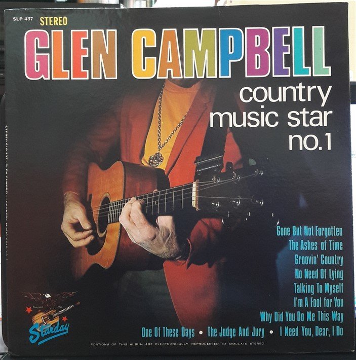 GLEN CAMPBELL - COUNTRY MUSIC STAR NO.1 - PLAK 2.EL