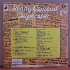DONNY OSMOND - SUPERSTAR (1973) - 2LP 2.EL PLAK