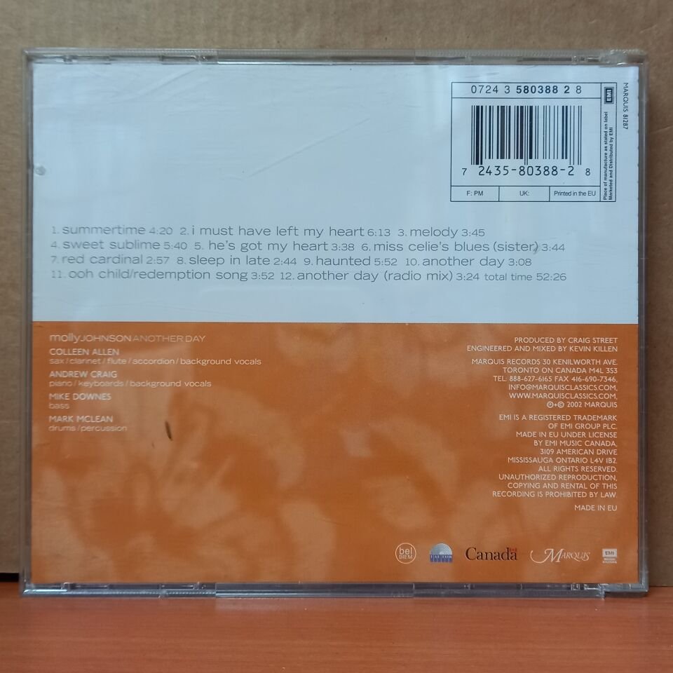 MOLLY JOHNSON – ANOTHER DAY (2002) - CD 2.EL