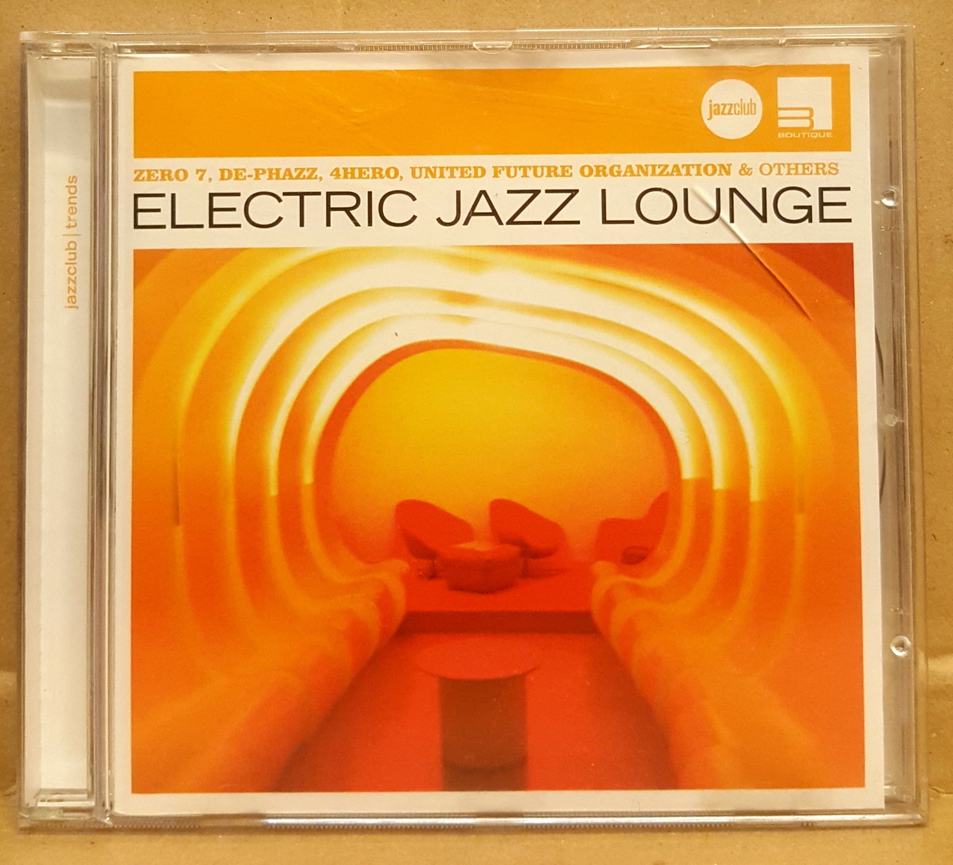 ELECTRIC JAZZ LOUNGE - V/A DE PHAZZ , 4HERO , UNITED FUTURE ORGANIZATION , NILS PETTER MOLVAER , NINA SIMONE , INCOGNITO etc (2007) - CD ACID JAZZ / LOUNGE JEWEL CASE 2.EL