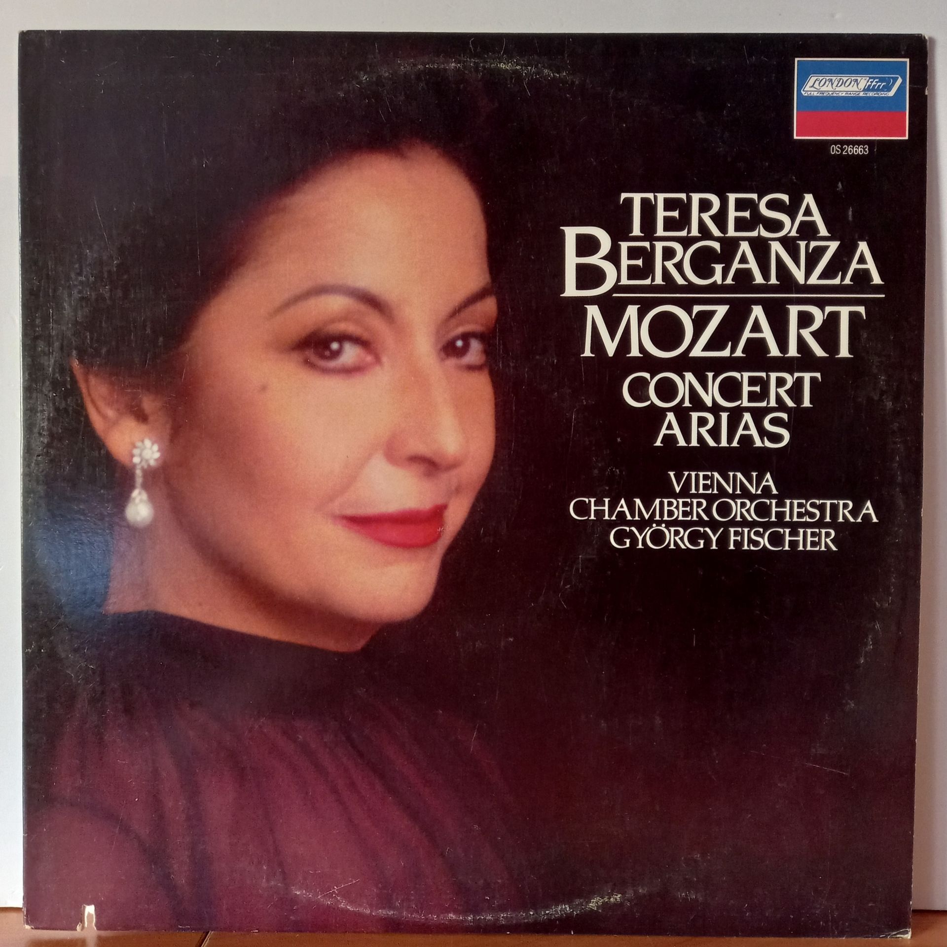 MOZART - TERESA BERGANZA, WIENER KAMMERORCHESTER, GYÖRGY FISCHER, LONDON SYMPHONY ORCHESTRA, JOHN PRITCHARD – CONCERT ARIAS (1984) - LP 2.EL PLAK