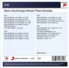 GLENN GOULD PLAYS MOZART PIANO SONATAS (2021) - 4 CD BOX SIFIR