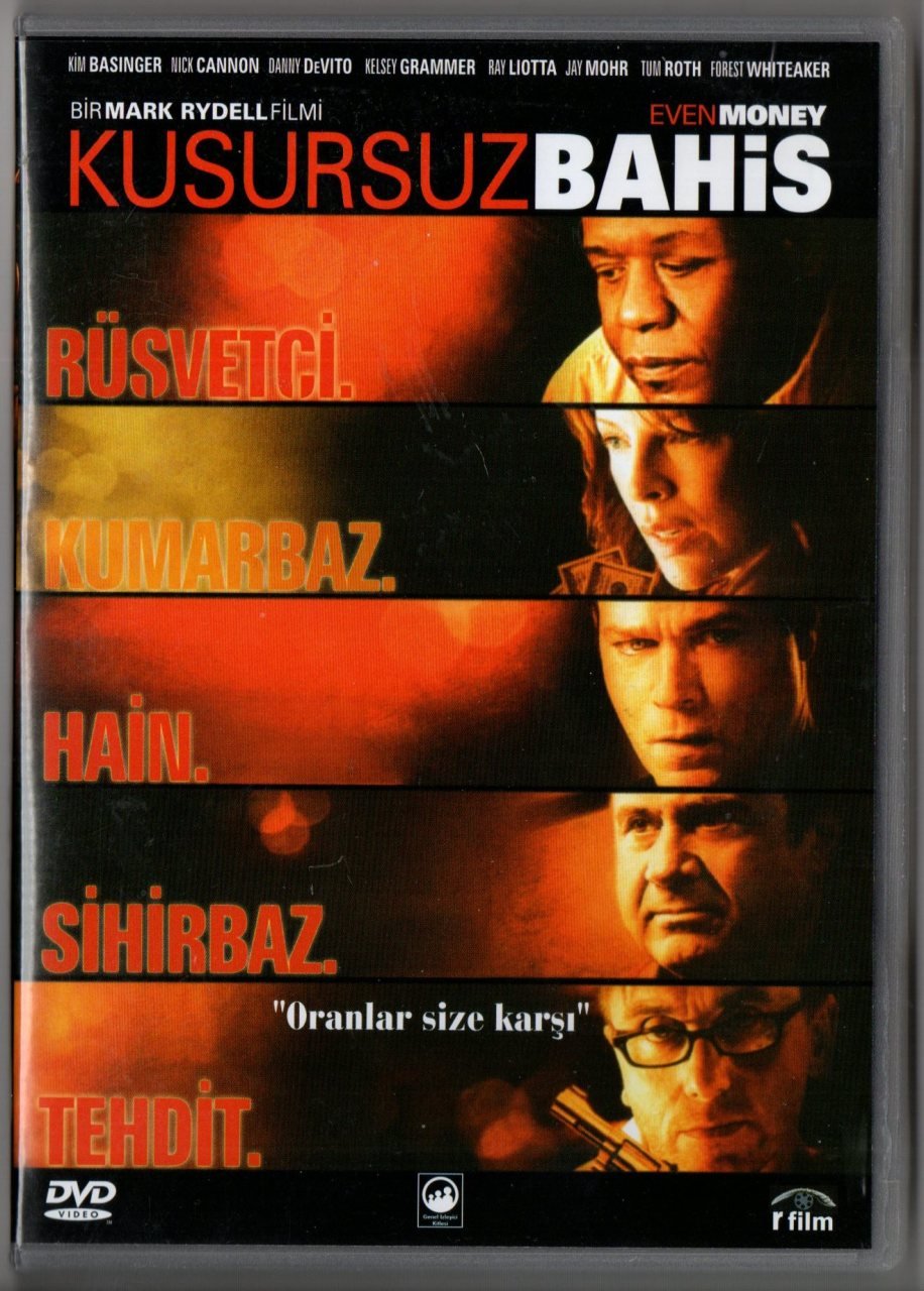 KUSURSUZ BAHİS - EVEN MONEY - KIM BASINGER - TIM ROTH - DVD 2.EL