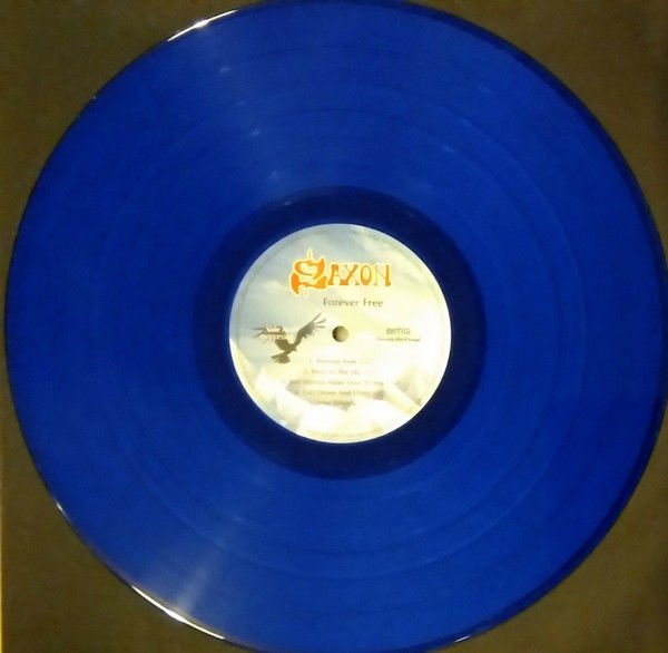 SAXON - FOREVER FREE (1992) - LP 180GR 2024 BLUE COLOURED & NUMBERED LIMITED EDITION SIFIR PLAK