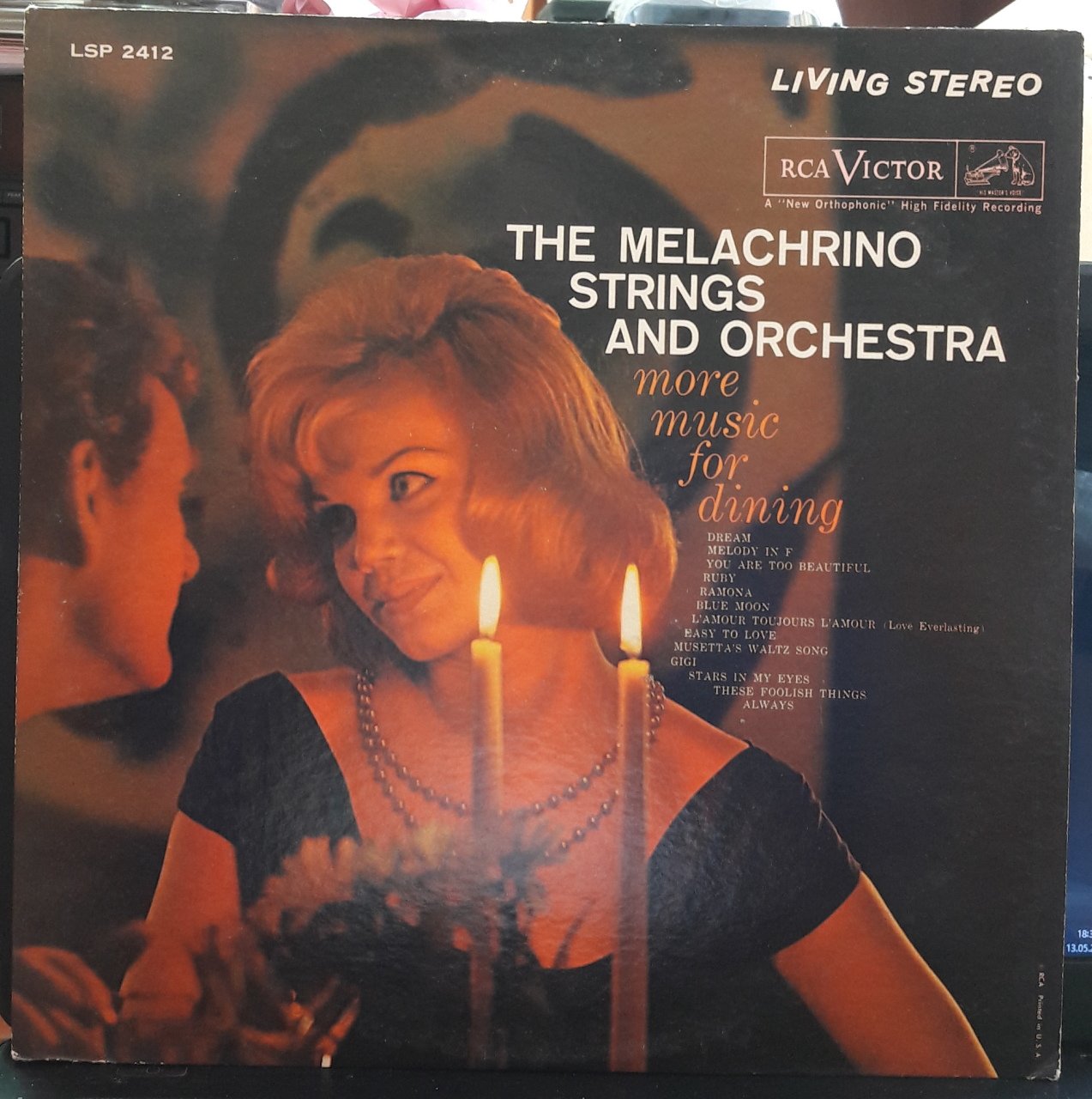 THE MELACHRINO STRINGS AND ORCHESTRA - MORE MUSIC FOR DINING (1961) - PLAK 2.EL