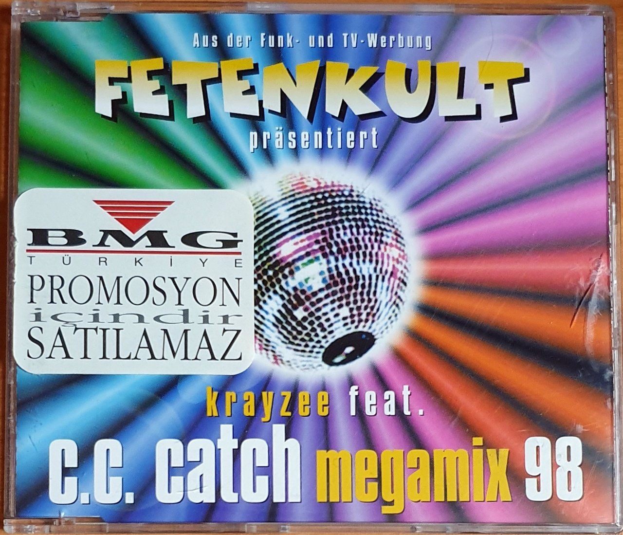 KRAYZEE FEAT. C.C. CATCH - MEGAMIX 98 (1998) - CD SINGLE 2.EL
