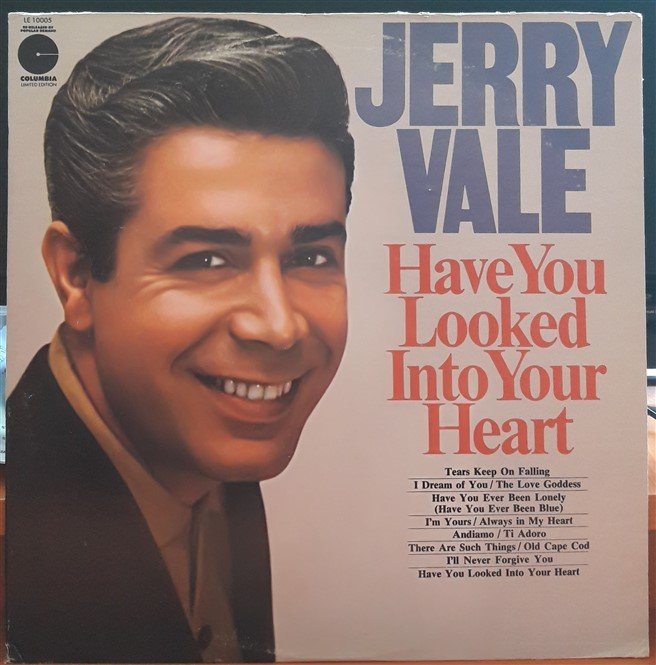 JERRY VALE - HAVE YOU LOOKED INTO YOUR HEART - LP 2.EL PLAK