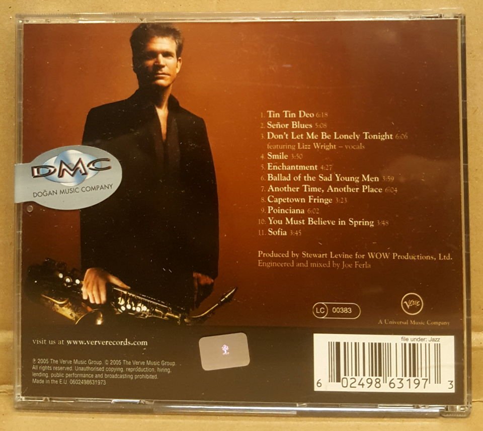 DAVID SANBORN - CLOSER (2005) - CD JEWEL CASE 2.EL