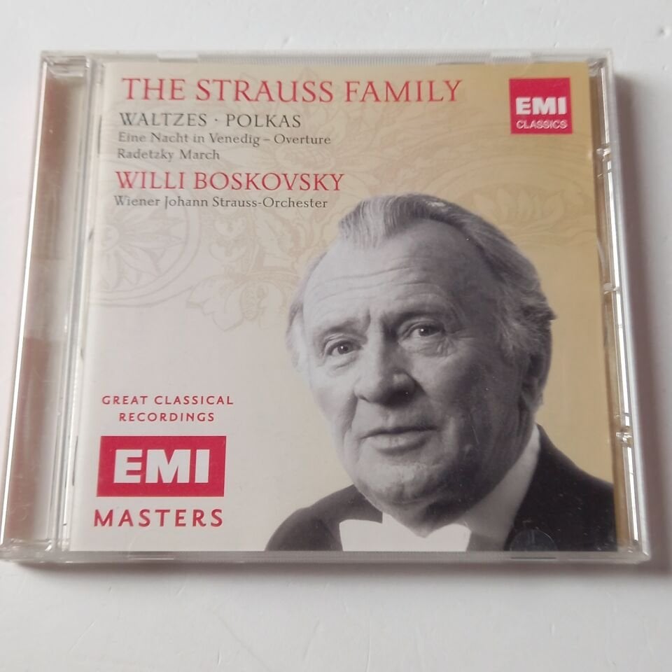 THE STRAUSS FAMILY: WALTZES, POLKAS - WILLI BOSKOVSKY (1989) - CD 2.EL