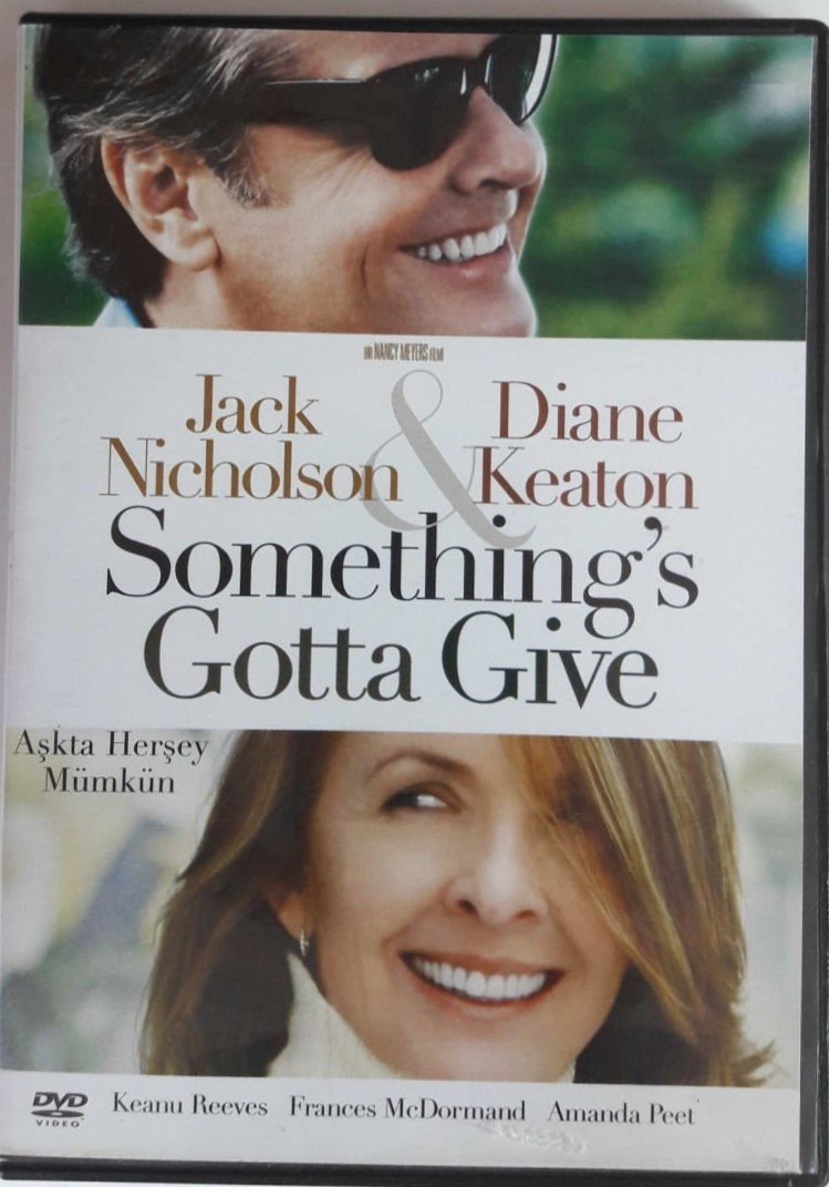 SOMETHING'S GOTTA GIVE - AŞKTA HERŞEY MÜMKÜN - JACK NICHOLSON - DIANE KEATON - NANCY MEYERS - DVD 2.EL