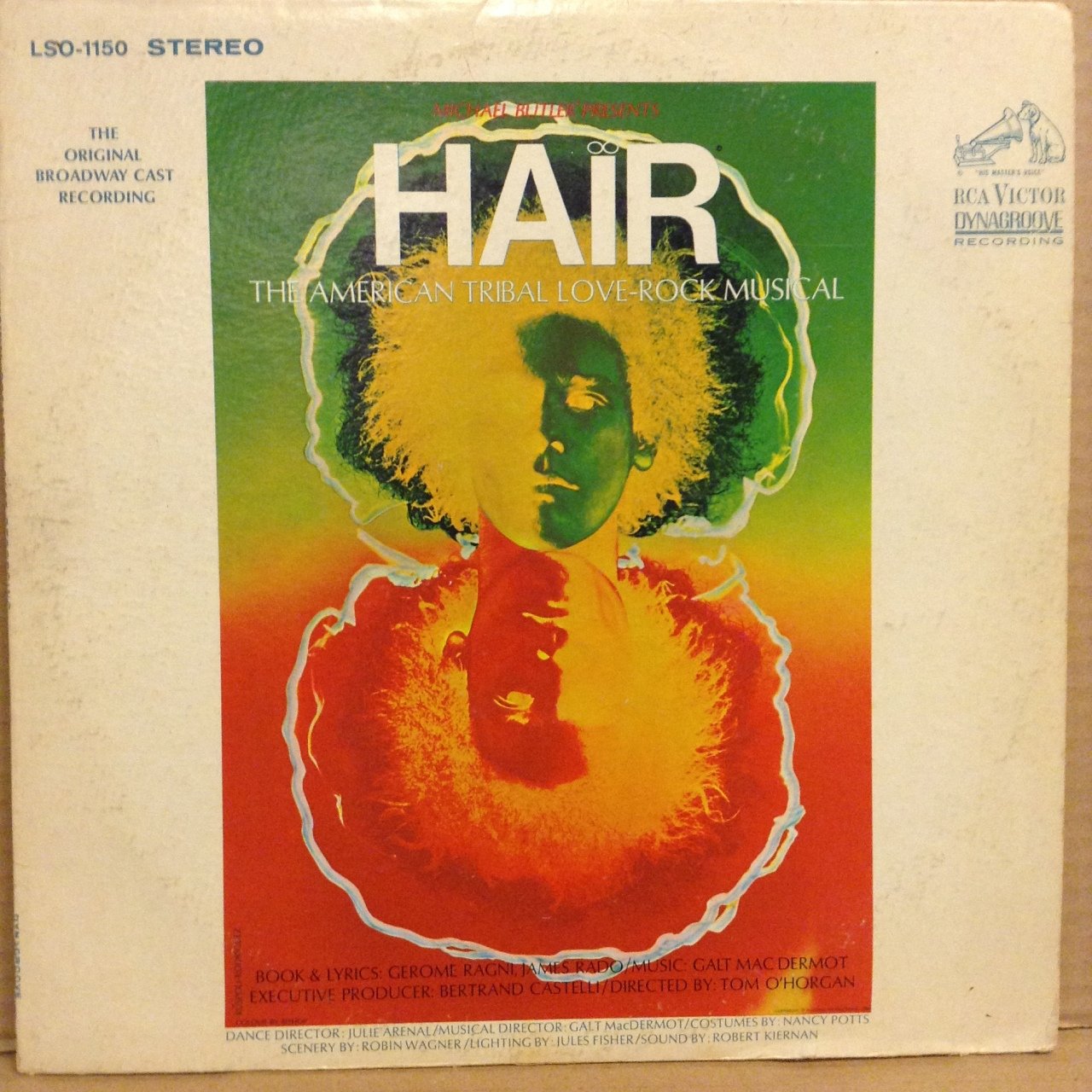 HAIR ORIGINAL BROADWAY 1968 2.EL PLAK