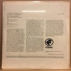 TCHAIKOVSKY PATHETIQUE SYM. MITOPOULOS, NEW YORK PHIL. SIFIR PLAK