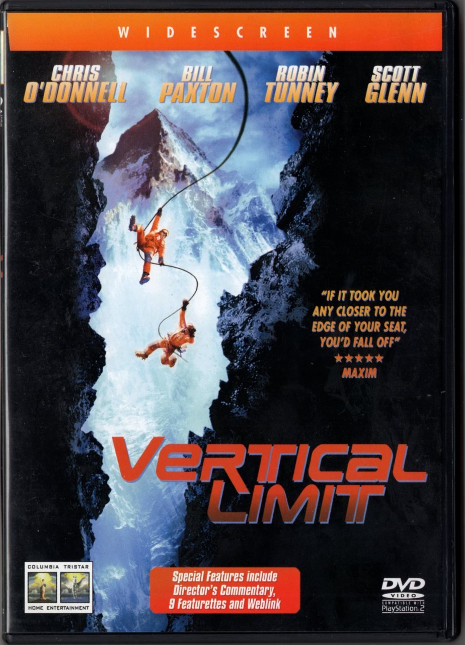 VERTICAL LIMIT - DİKEY LİMİT - CHRIS O'DONNELL - BILL PAXTON - ROBIN TUNNEY - DVD 2.EL