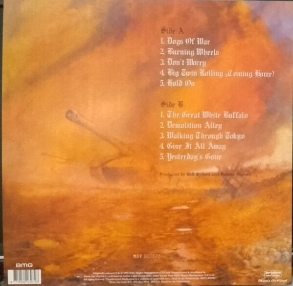 SAXON – DOGS OF WAR (1995) - LP 2025 NUMBERED REISSUE 180GR SILVER COLOURED VINYL  SIFIR PLAK