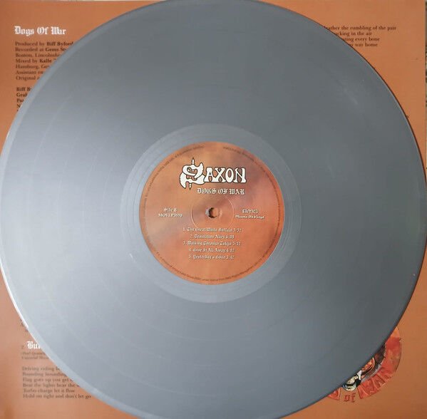 SAXON – DOGS OF WAR (1995) - LP 2025 NUMBERED REISSUE 180GR SILVER COLOURED VINYL  SIFIR PLAK