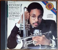 WYNTON MARSALIS - TRUMPET CONCERTOS / RAYMOND LEPPARD / HAYDN, HUMMEL, L. MOZART (1983) CBS MASTERWORKS CD 2.EL