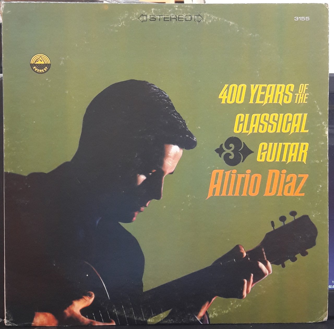 ALIRIO DIAZ - 400 YEARS OF THE CLASSICAL GUITAR - PLAK 2.EL
