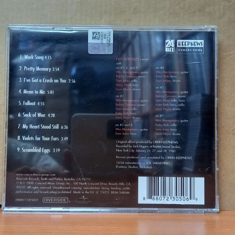 NAT ADDERLEY – WORK SONG (2008) - CD 2.EL