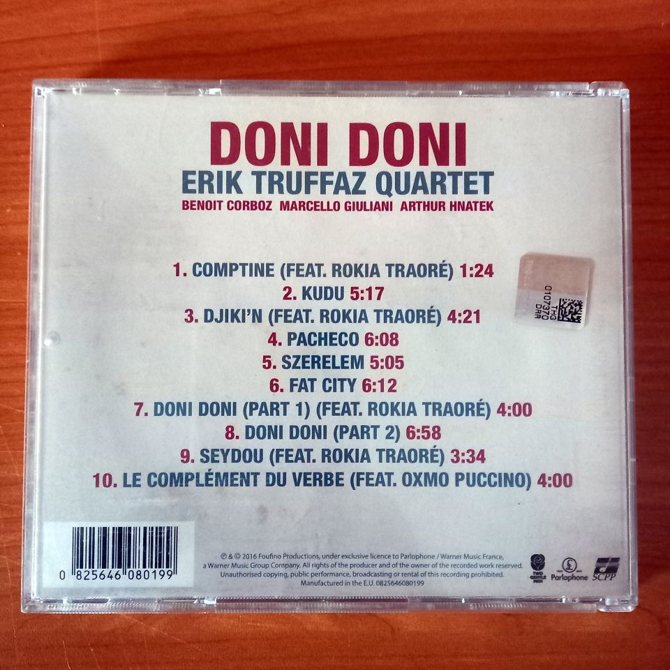 ERIK TRUFFAZ QUARTET – DONI DONI (2016) - CD 2.EL