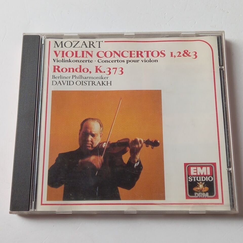 MOZART: VIOLIN CONCERTOS NOS. 1,2 & 3 - BERLINER PHILHARMONIKER, DAVID OISTRAKH (1989) - CD 2.EL