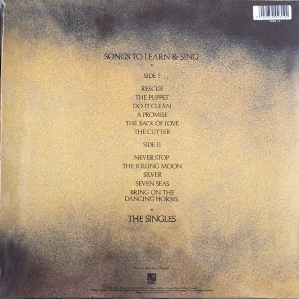 ECHO & THE BUNNYMEN - SONGS TO LEARN & SING (1985) - LP COMPILATION 2026 YELLOW & BLACK MARBLE COLOURED EDITION SIFRI PLAK