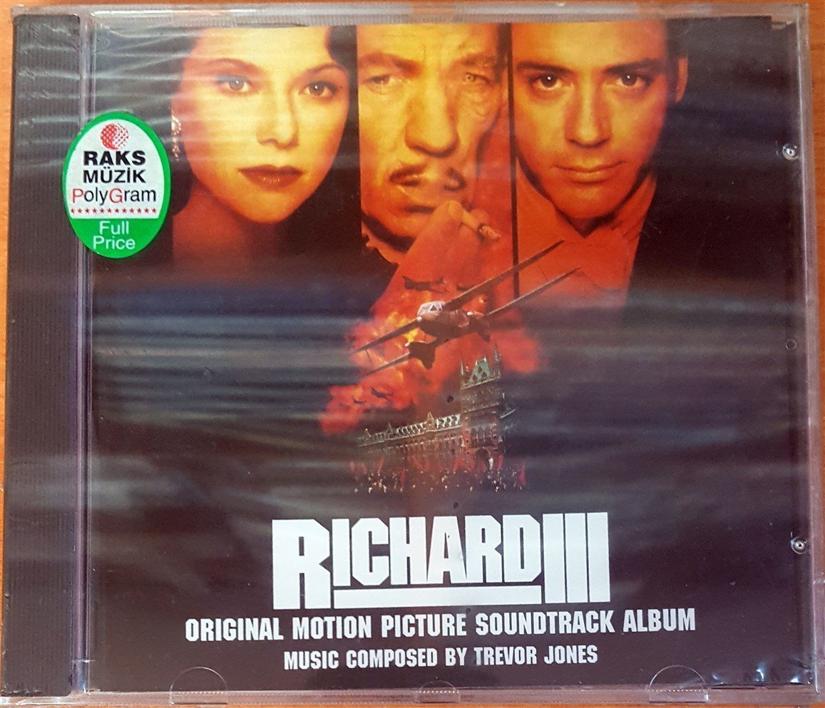 RICHARD III SOUNDTRACK BY TREVOR JONES (1996) CD SIFIR