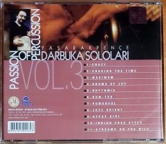 PASSION OF PERCUSSION VOLUME 3 / DARBUKA SOLOLARI / YAŞAR AKPENÇE (2005) MEGA MÜZİK CD 2.EL